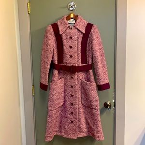 Oscar de La Renta boutique Wool trench coat Vintage
